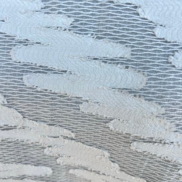 HALOGEN lace texturized sleeveless top white, women's XL - Picture 7 of 9